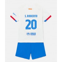 Koszulka piłkarska Barcelona Sergi Roberto #20 Strój wyjazdowy dla dzieci 2023-24 tanio Krótki Rękaw (+ Krótkie spodenki)